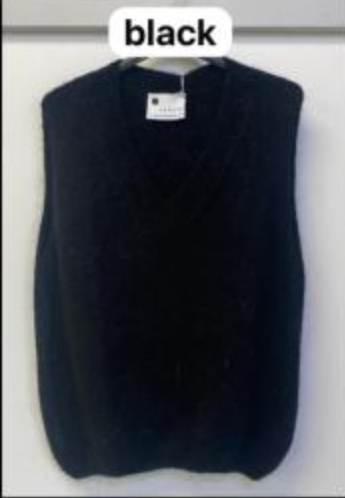 black superkid mohair tank top 