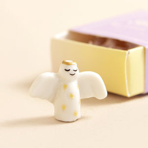 Ceramic Matchbox Token - Angel