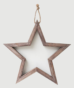 Wooden Star Large, Medium or Small – Service