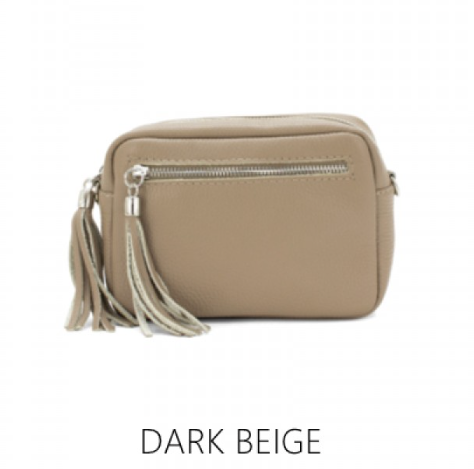 Leather Crossbody Bag With Detachable Strap